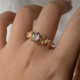 1.42ct Taupe Sapphire Asrai Garden Ring - Laurie Fleming Jewellery