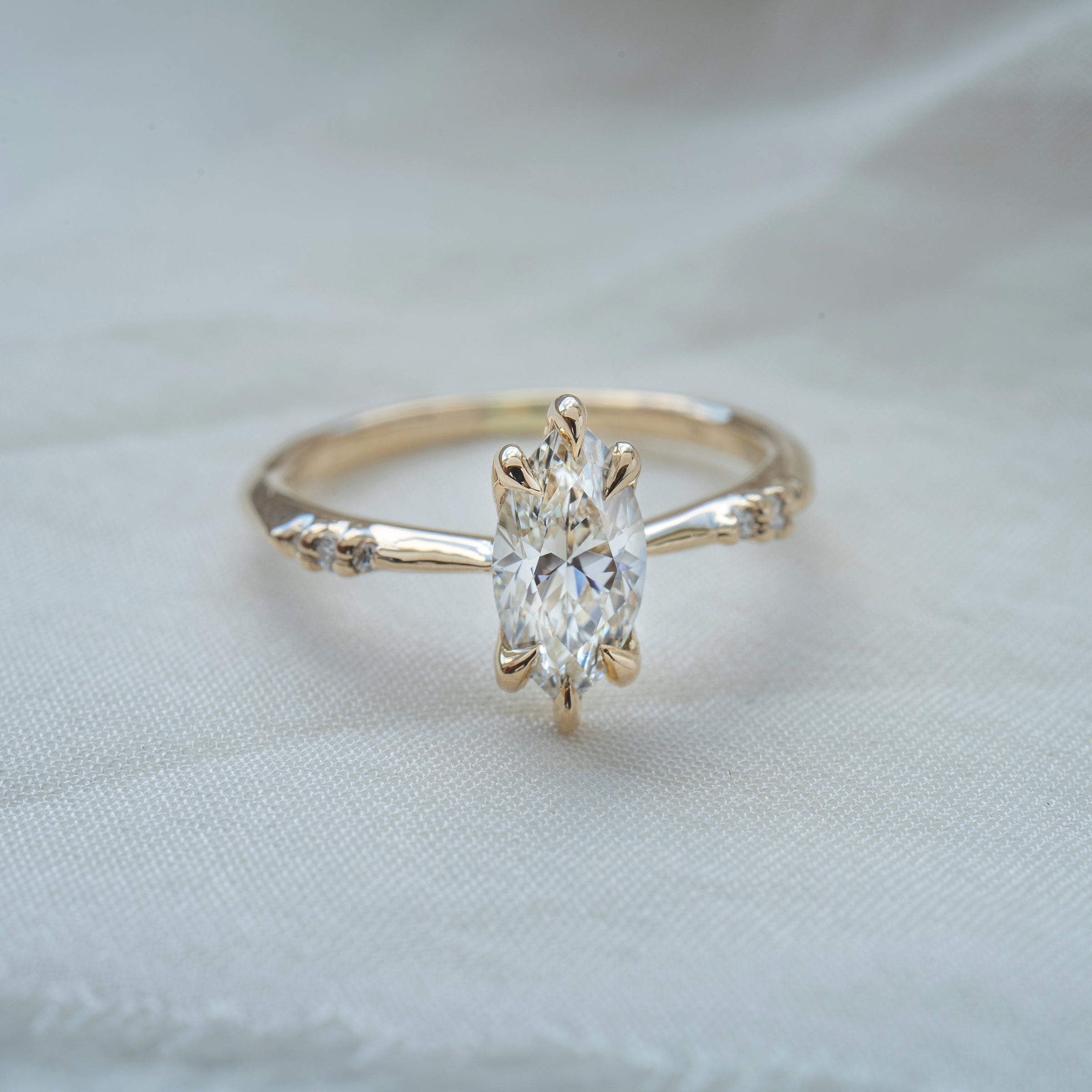 0.5ct Marquise Diamond Ilona Ring - Laurie Fleming Jewellery