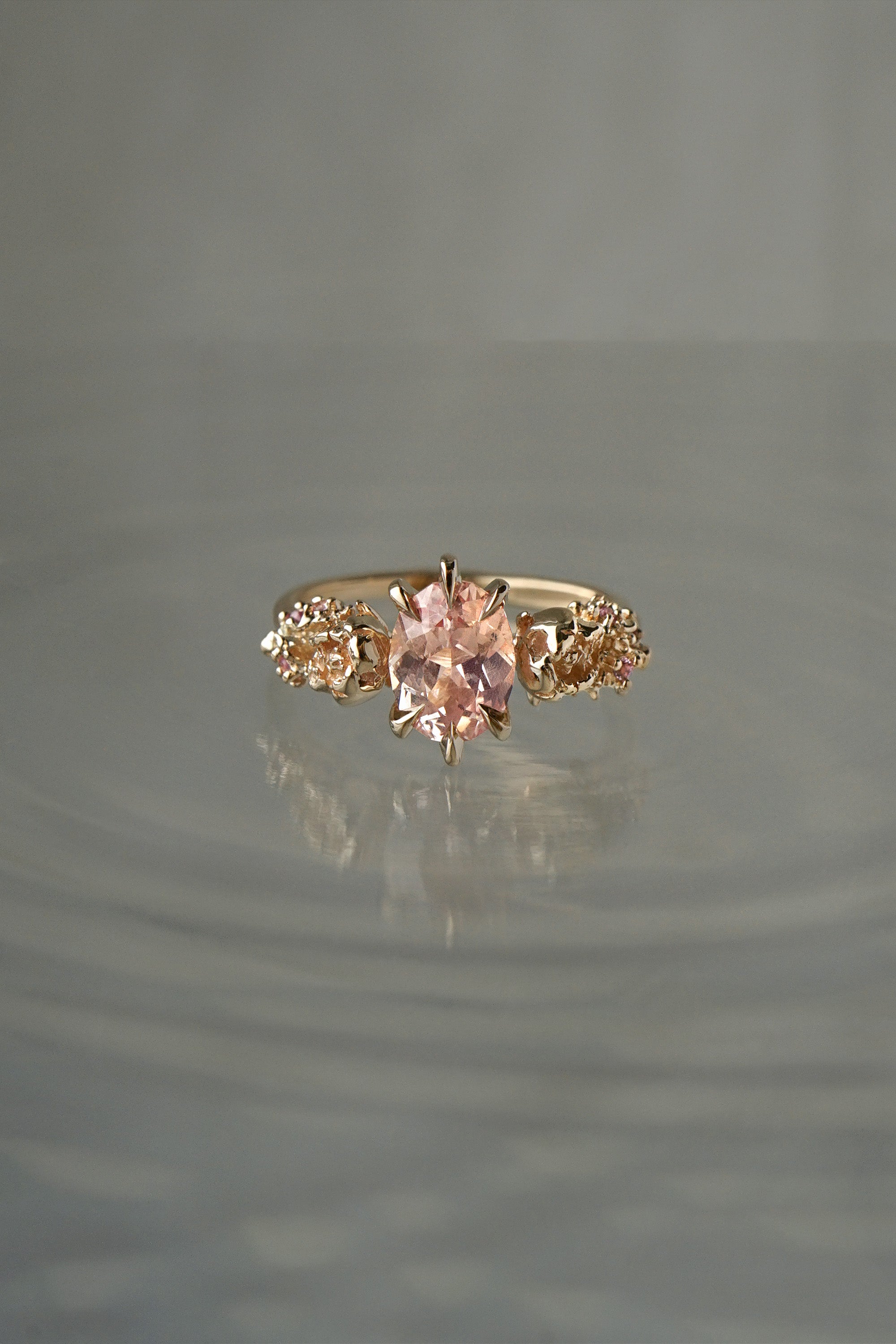 ⑥フローラルRING 真鍮 Bespoke Asrai Garden Ring - Design Directions – Laurie Fleming