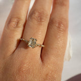 Emerald Cut Diamond Daphne Ring, Supreme - Laurie Fleming Jewellery