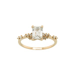 Emerald Cut Diamond Daphne Ring, Supreme - Laurie Fleming Jewellery