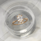 1ct Oval Diamond Ilona Ring - Laurie Fleming Jewellery