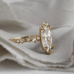 Nereid Ring ft. 1.06ct Marquise Cut Diamond - Laurie Fleming Jewellery