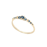 Blue Sapphire Cyndra Ring - Laurie Fleming Jewellery