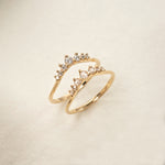 Brilliant Diamond Beacen Ring, Rose Cut Diamond Beacen Ring - Laurie Fleming Jewellery