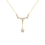 Brilliant Diamond Lune Palace Lariat Necklace - Laurie Fleming Jewellery