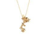 Brilliant Diamond Magnolia Necklace - Laurie Fleming Jewellery