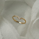 Brilliant Pear Diamond Aika Ring - Laurie Fleming Jewellery