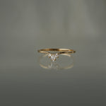 Brilliant Pear Diamond Aika Ring - Laurie Fleming Jewellery