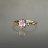 Opalescent Lavender Sapphire Nereid Ring