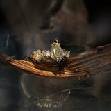 Will O' the Wisp Green Diamond Ambrosia Ring