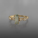 Pale Green Sapphire Ambrosia Ring