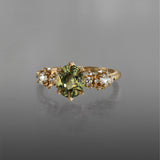 Púca Yellow-Green Sapphire Ambrosia Ring