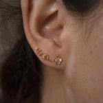 Cherry Blossom Earring, Orchid Stud - Laurie Fleming Jewellery