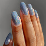 Cirque Colors Aquamarine Holographic Nail Polish - Laurie Fleming Jewellery