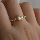 Pastel Yellow Sapphire Nereid Ring