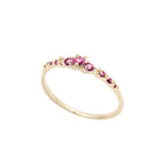 Deep Pink Sapphire Cyndra Ring - Laurie Fleming Jewellery