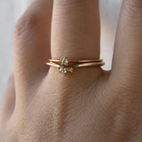 Diamond Florete Ring, Dewdrop Band - Laurie Fleming Jewellery