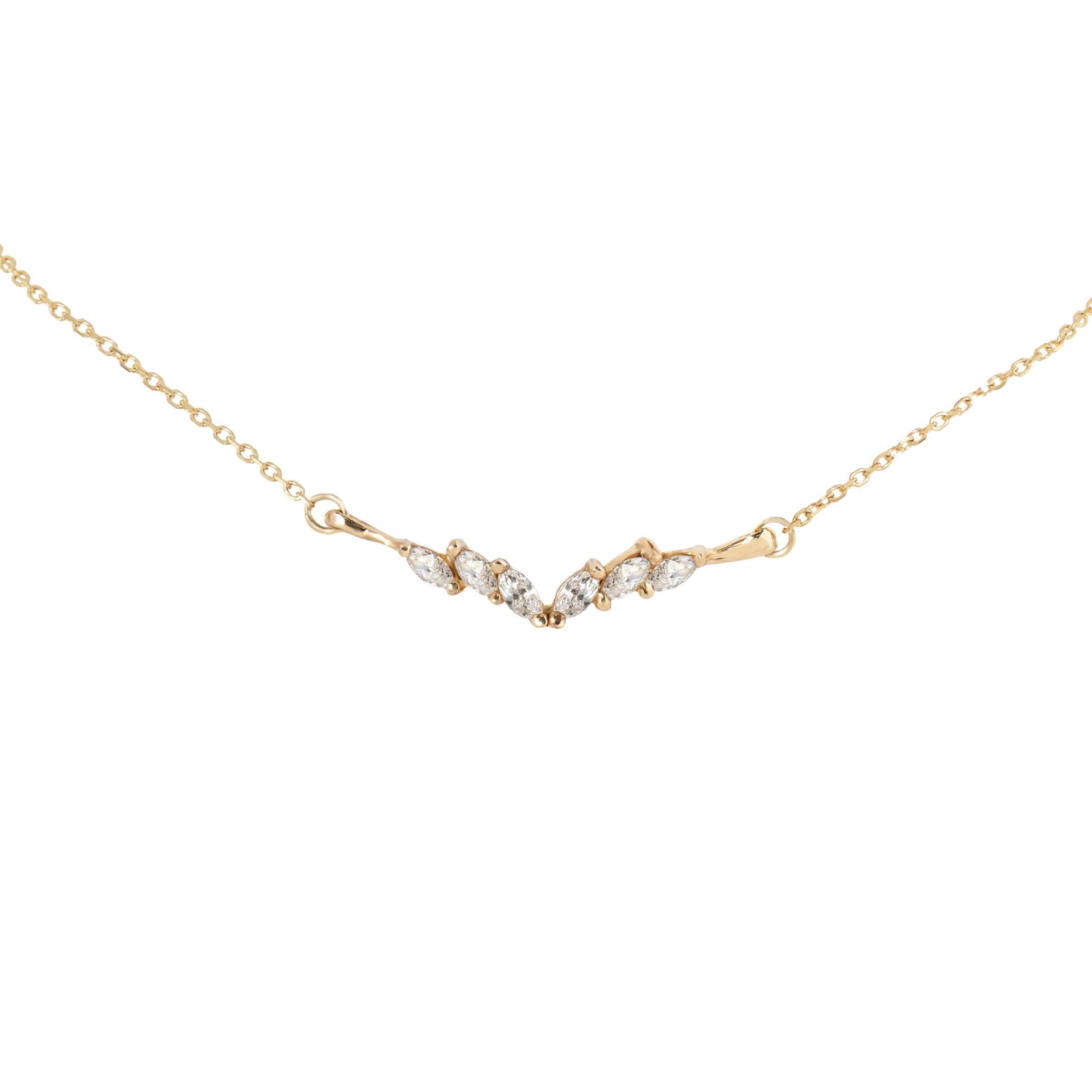 Diamond Jasmine Necklace - Laurie Fleming Jewellery