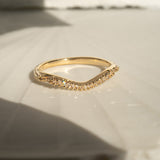 Diamond Scale Undine Band - Laurie Fleming Jewellery