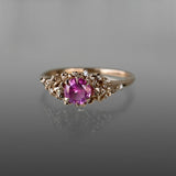 Winter Garden Rose Signet Ring