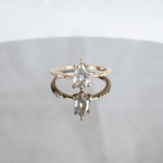 1ct Grey Pear Ilona Ring - Laurie Fleming Jewellery