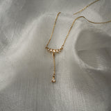 Lune Drop Lariat - Laurie Fleming Jewellery