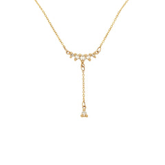 Lune Drop Lariat - Laurie Fleming Jewellery