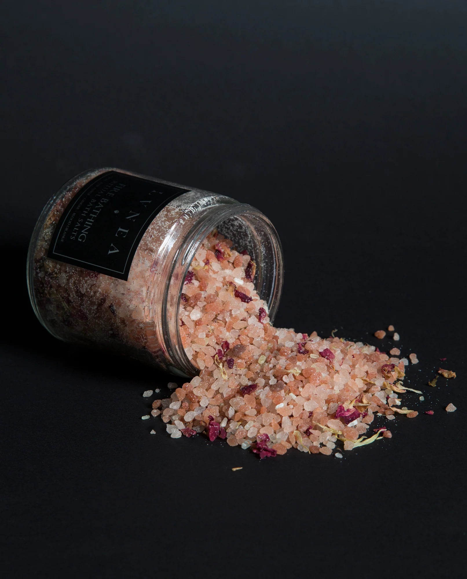 Lvnea Fire Bathing Ritual Bath Salts with blood orange, rose, ginger - Laurie Fleming Jewellery