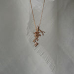 Magnolia Necklace in Rose Gold - Laurie Fleming Jewellery