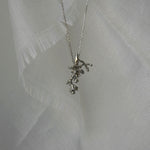 Magnolia Necklace in White Gold - Laurie Fleming Jewellery