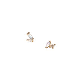 Gossamer Wing Stud - Laurie Fleming Jewellery