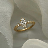 Nereid Marquise Cut Diamond Engagement Ring - Laurie Fleming Jewellery