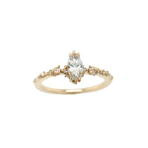 Nereid Marquise Diamond Engagement Ring - Laurie Fleming Jewellery