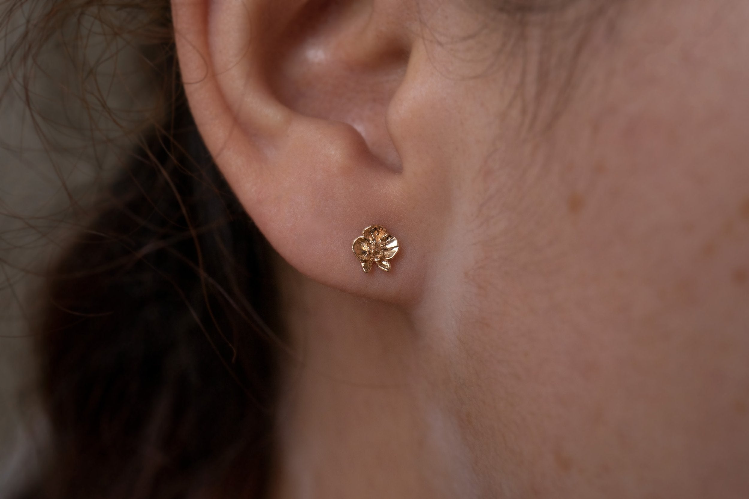 Orchid Earring - Laurie Fleming Jewellery