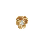 Pansy stud - Laurie Fleming Jewellery