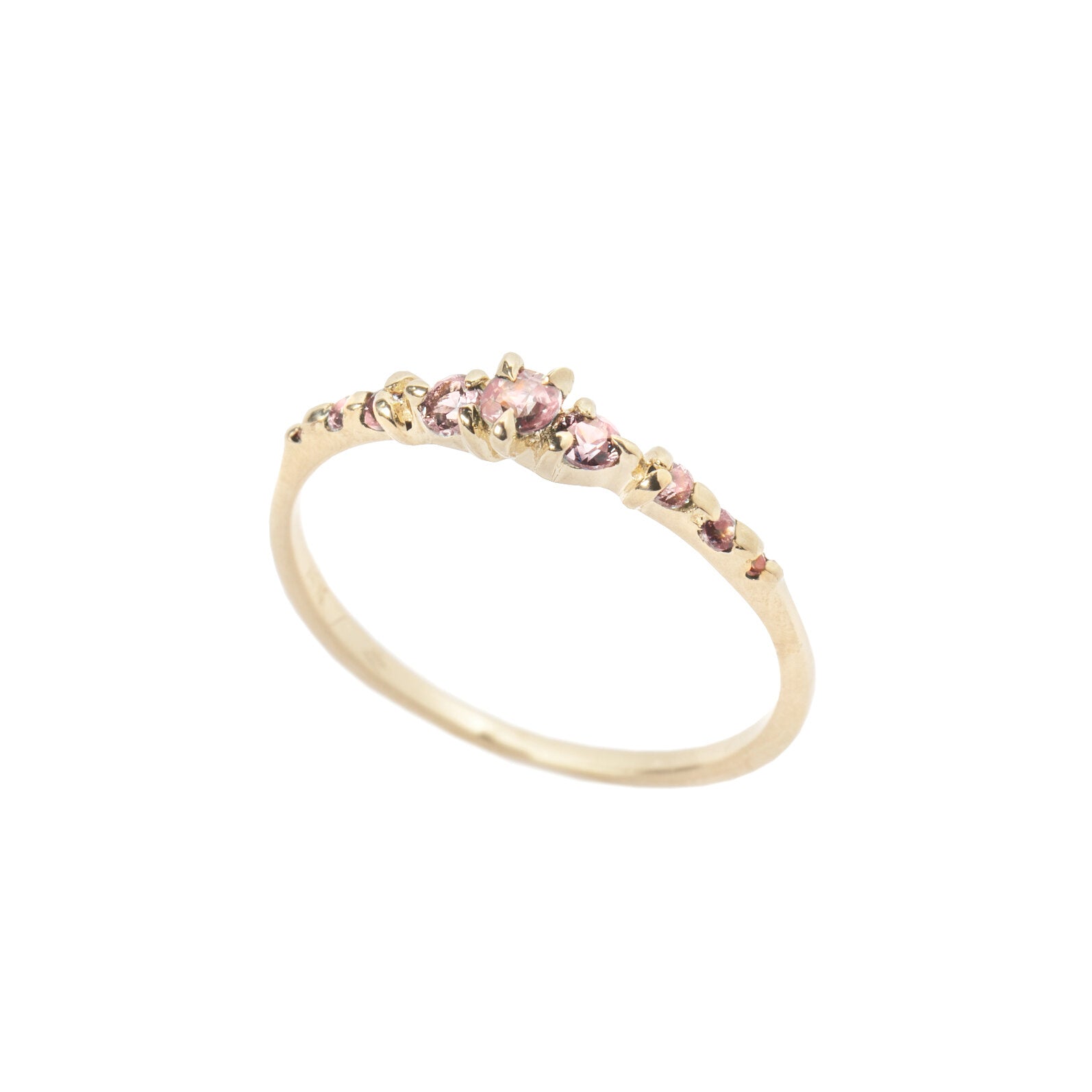 Pink Sapphire Cyndra Ring - Laurie Fleming Jewellery