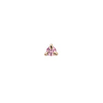 Pink Sapphire Selene Stud Earring - Laurie Fleming Jewellery