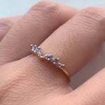 Tanzanite Jasmine Ring - Laurie Fleming Jewellery