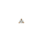 Round Brilliant Cut Diamond Selene Stud Earring - Laurie Fleming Jewellery