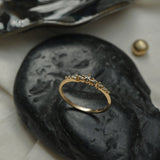 Salt and Pepper Cyndra Ring - Laurie Fleming Jewellery