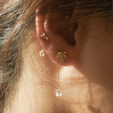 Shimmering Mist Earring Chain