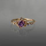 Blooming Iris Ring