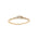 A product photo of Laurie Fleming Jewellery's "Water Lily Ring," a delicate solid gold stacking ring with round brilliant and rose cut diamonds scattered along the band. The ring is on a white background.