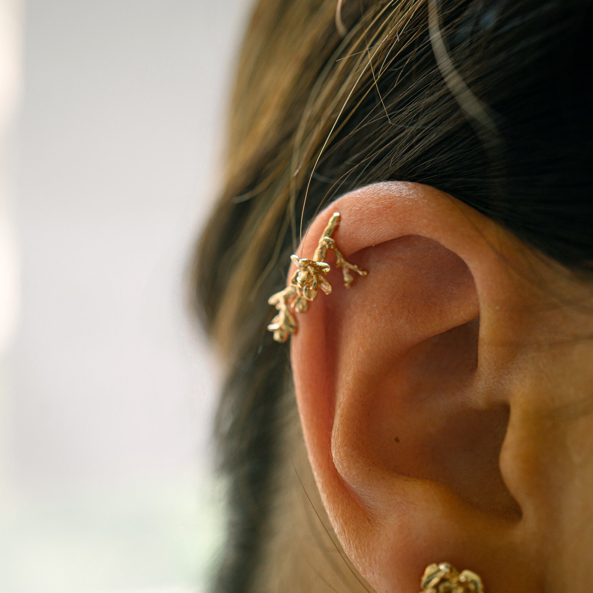 Magnolia Branch Earring - Laurie Fleming Jewellery