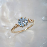 Blue/grey Sapphire Nereid Ring - Laurie Fleming Jewellery