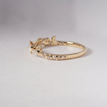 White Silk Jasmine Ring - Laurie Fleming Jewellery