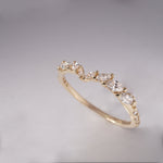 White Silk Jasmine Ring - Laurie Fleming Jewellery
