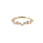 White Silk Jasmine Ring - Laurie Fleming Jewellery